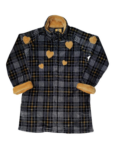 NOIDINOTTE VESTAGLIA DONNA INVERNALE IN CORAL...