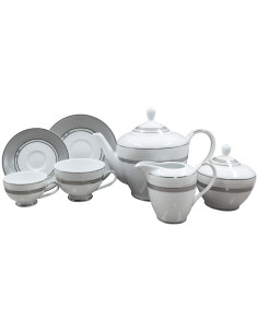 TENDENZE SERVIZIO PIATTI 62 PEZZI - GIOVE PLATINUM 2