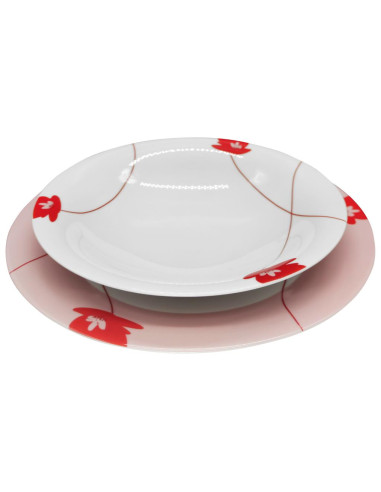 PIERRE CARDIN SERVIZIO PIATTI 49 PEZZI - SISSY