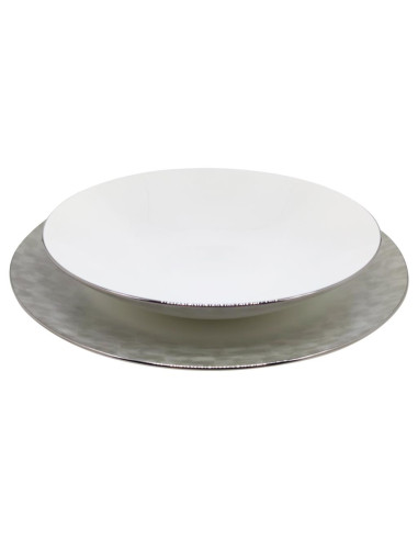 NARUMI SERVIZIO TAVOLA 61 PZ - LABYRINTH PLATINUM