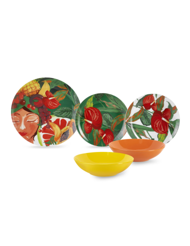 FADE SERVIZIO PIATTI 18 PZ - MARACUJA