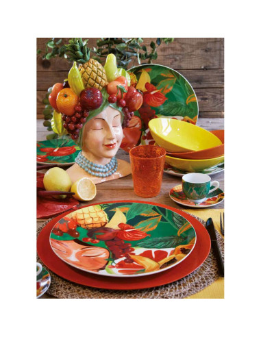 FADE SERVIZIO PIATTI 18 PZ - MARACUJA