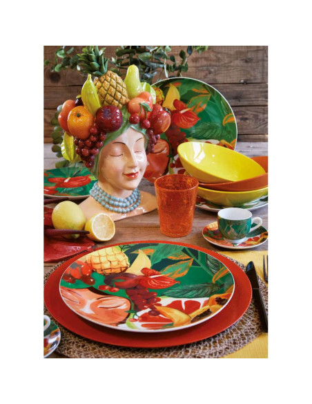 FADE SERVIZIO PIATTI 18 PZ - MARACUJA