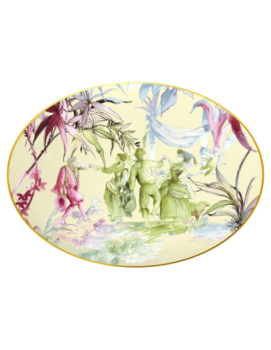 BACI MILANO PIATTO OVALE 26 X 36 CM - FIRENZE