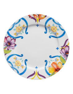 MOPITA SERVIZIO PIATTI 18 PEZZI - MAIOLICA FLOREALE 2