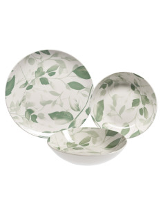 MOPITA SERVIZIO PIATTI 18 PEZZI - LEAVES