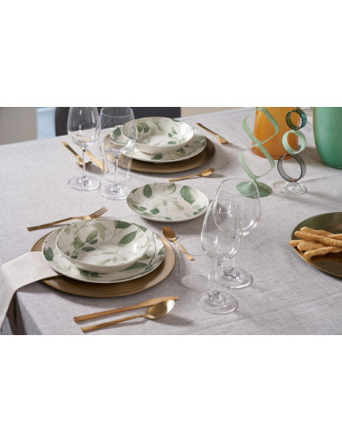 MOPITA SERVIZIO PIATTI 18 PEZZI - LEAVES