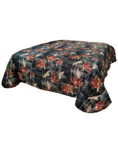 MIRABELLO TRAPUNTA MATRIMONIALE IN RASO SATEEN - GOLDEN...