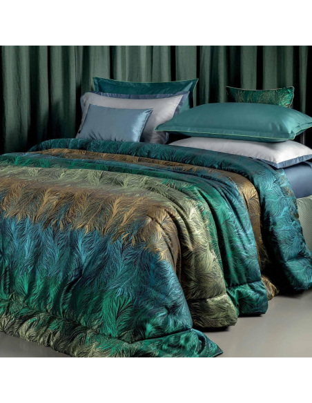 REEVER TRAPUNTA MATRIMONIALE E 2 CUSCINI ARREDO - PLUMES