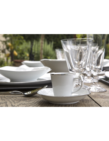 WEISSESTAL SET 6 TAZZE CAFFE' - PLATINUM LINE