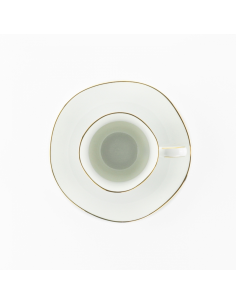 WEISSESTAL SET 6 TAZZE CAFFE CON PIATTINO - ONIX WHITE... 2