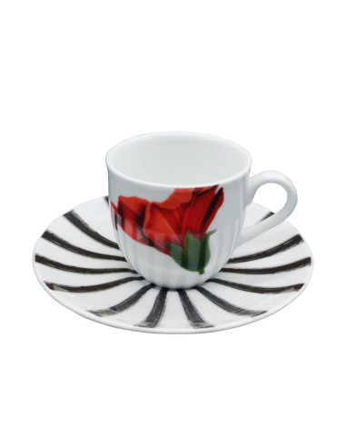 WEISSESTAL SET 6 TAZZE CAFFE CON PIATTINO - RITO