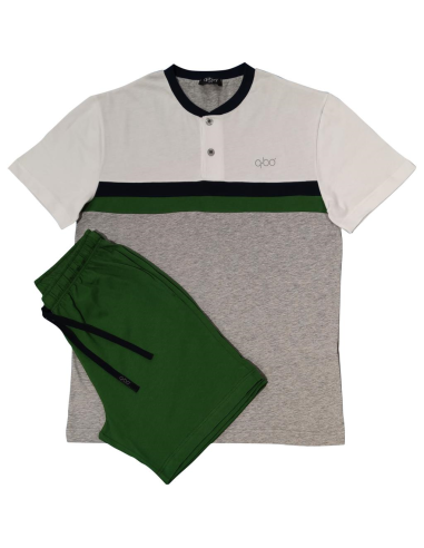 QBO PIGIAMA UOMO SERAFINO MEZZA MANICA E...