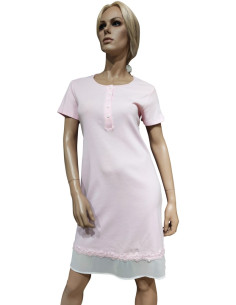 AMADINE CAMICIA DA NOTTE DONNA MEZZA MANICA A SERAFINO... 2