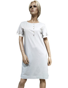 AMADINE CAMICIA DA NOTTE DONNA MEZZA MANICA A SERAFINO...