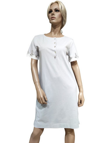 AMADINE CAMICIA DA NOTTE DONNA MEZZA MANICA A...