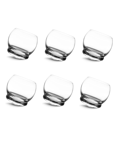 ONLYLUX SET 6 BICCHIERI LIQUORI 70 ML - TROTTOLA 