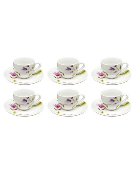 TOGNANA SET 6 TAZZE CAFFE 10 CL - OLIMPIA CARMEN