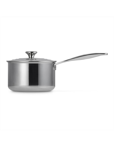 Le Creuset Casseruola 1 Manico lungo con coperchio in Acciaio inox - Evolution