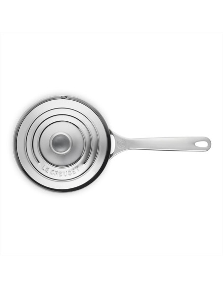 Le Creuset Casseruola 1 Manico lungo con coperchio in Acciaio inox - Evolution