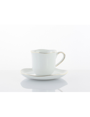 WEISSESTAL SET 6 TAZZE THE CON PIATTINO - ONIX...