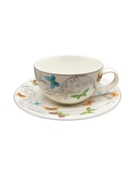 WEISSESTAL SET 6 TAZZE THE CON PIATTINO - PAPILLON