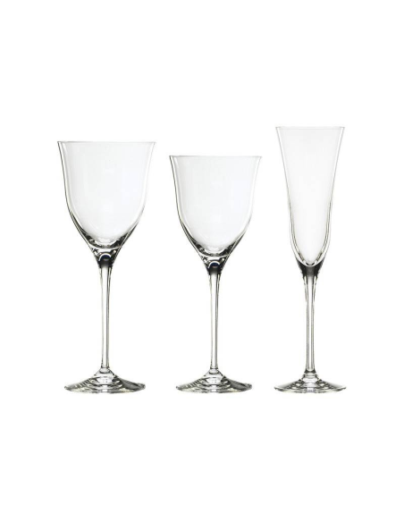 DA VINCI RCR SERVIZIO CALICI 38 PEZZI IN CRISTALLO - SABINA