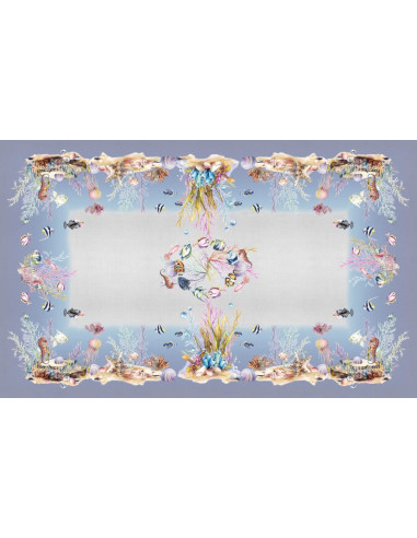 DIGITAL LAB TOVAGLIA IN PANAMA DI COTONE - CORALLO