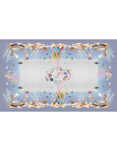 DIGITAL LAB TOVAGLIA IN PANAMA DI COTONE - CORALLO