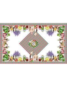 DIGITAL LAB TOVAGLIA IN PANAMA DI COTONE - SPEZIE 2