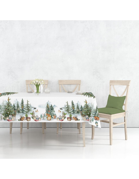 DIGITAL LAB TOVAGLIA NATALIZIA IN PANAMA DI COTONE - FOREST