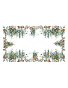 DIGITAL LAB TOVAGLIA NATALIZIA IN PANAMA DI COTONE - FOREST 2
