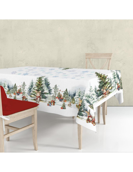 DIGITAL LAB TOVAGLIA NATALIZIA IN PANAMA DI COTONE - BUNNY