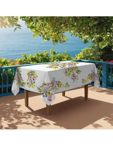 DIGITAL LAB TOVAGLIA IN PANAMA DI COTONE - LEMON