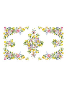 DIGITAL LAB TOVAGLIA IN PANAMA DI COTONE - LEMON 2