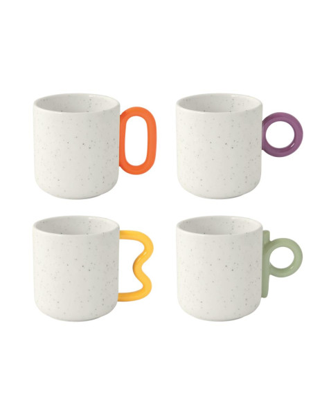 EASY LIFE SET 4 TAZZE MUG 35 CL - CREATIVE