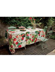 TAG HOUSE TOVAGLIA IN PANAMA DI CONTONE STAMPATO - FRAGOLONI