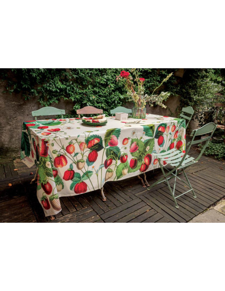 TAG HOUSE TOVAGLIA IN PANAMA DI CONTONE STAMPATO - FRAGOLONI