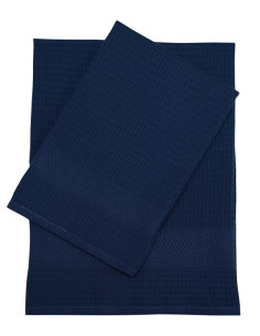 CA' D'ORO SET 2 ASCIUGAMANI NIDO D'APE - PIQUE 2