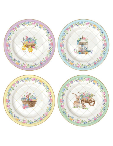 EASY LIFE SET 4 PIATTI DESSERT Ø 19 CM - SPRING...
