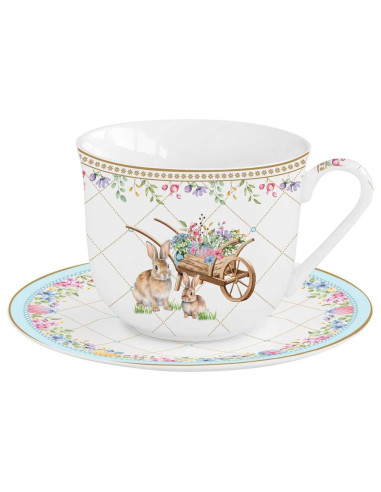 EASY LIFE TAZZA COLAZIONE CON PIATTINO 37 CL -...