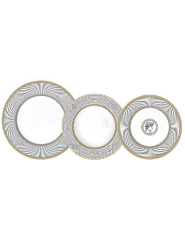 EASY LIFE SERVIZIO PIATTI 18 PEZZI - PALLADIUM