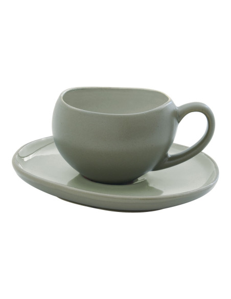 EASY LIFE SET 6 TAZZE CAFFÈ 90 ML CON PIATTINO - ORGANICA