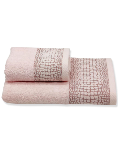 CA' D'ORO SET 2 ASCIUGAMANI IN SPUGNA - ROCK