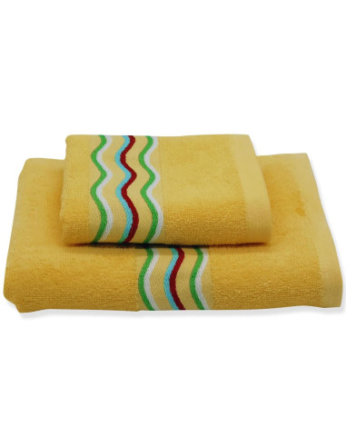 CA' D'ORO COPPIA ASCIUGAMANI IN SPUGNA - CARIOCA