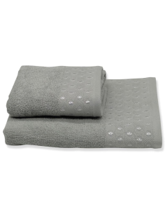 CA' D'ORO SET 2 ASCIUGAMANI IN SPUGNA - NEW YORK 2