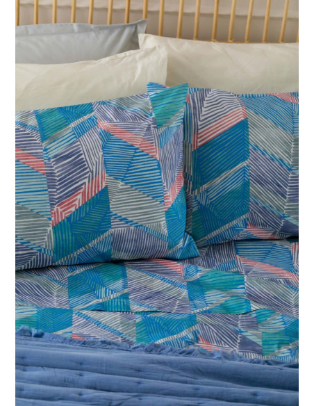 RIVIERA COMPLETO LENZUOLA-COPRILETTO 1 PIAZZA IN COTONE - GOYA