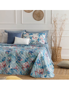 RIVIERA QUILT MATRIMONIALE 260 X 270 CM IN COTONE - HIBIS