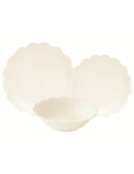 EASY LIFE SERVIZIO PIATTI 18 PEZZI - FLEURI