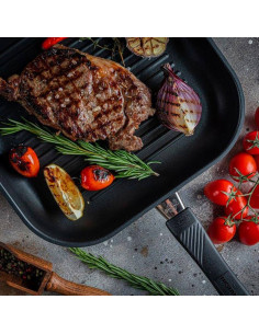 GASTROLUX BISTECCHIERA ANTIADERENTE PER INDUZIONE 28X28... 2